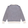 Comme Des Garcons Play Red Heart Stripped Knit Sweater Black