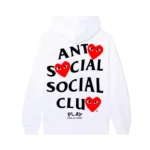 White Hoodie ASSC X COMME des GARCONS