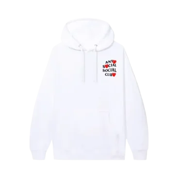 White Hoodie ASSC X COMME des GARCONS