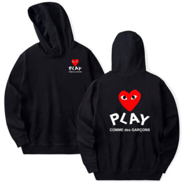 CDG Play Double Side Printed Hoodie