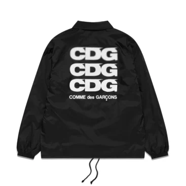 Cdg Coach Jacket Black