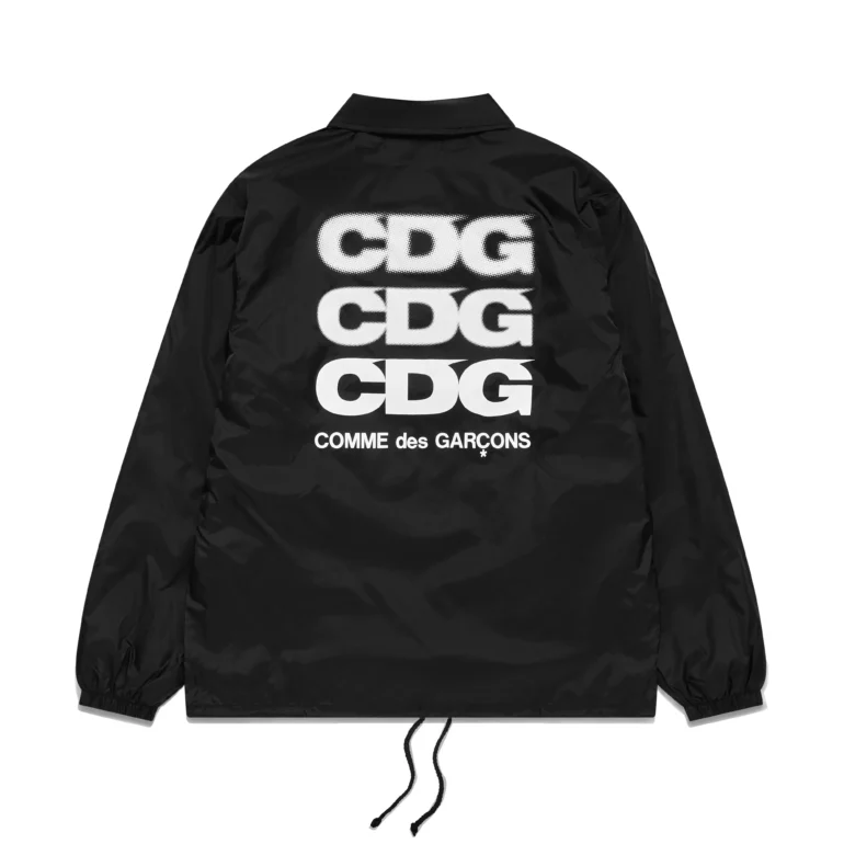 Cdg Coach Jacket Black