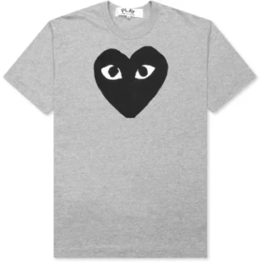 Comme Des Garcons Play Black Heart T-Shirt Grey