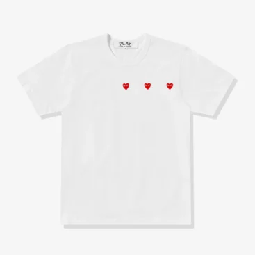 Play Multi Red Heart T-Shirt White