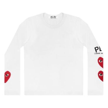 Play Comme Des Garçons Heart Long Sleeve