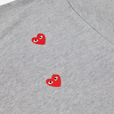 Play Multi Red Heart Logo T-Shirt Grey